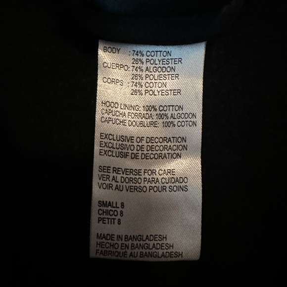 Kids Umbro Zip Hoodie | Size 8 - Picture 3 of 3